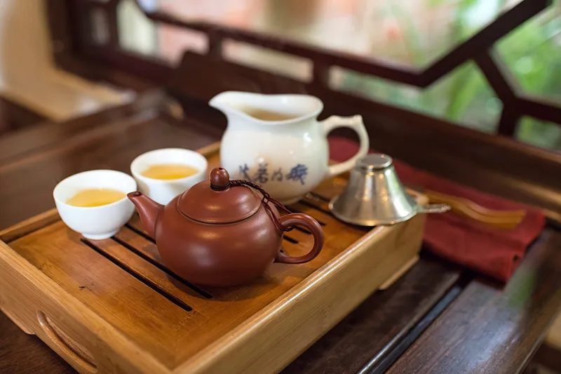 中国伝来の食文化や茶文化を伝える